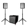 -Bi versterkte mp3 800W subwoofer + 2 satellieten + voeten