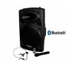 Public Address Mobile MP3 800W + 2 mic PORT15VHF-BT