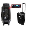 Public Address Mobile MP3 800W + 2 mic PORT15VHF-BT