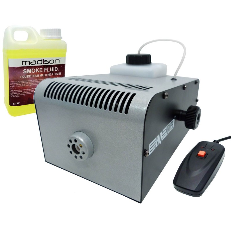 Machine à Fumée MADISON FOGGY-1 400W Avec Télécommande Et Liquide Inclus - Effets Spectaculaires