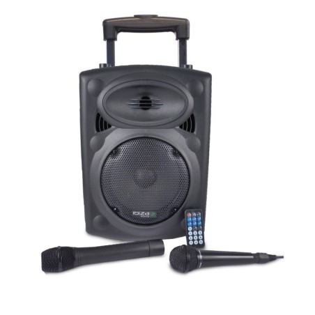 Enceinte PORT8-VHF-BT Active 8" 20cm 400W VHF, USB/SD Bluetooth