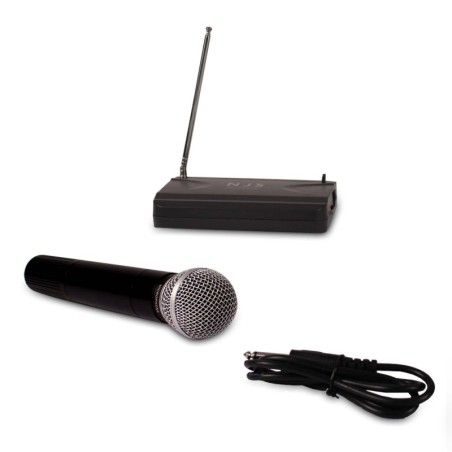 New Jersey Sound Micro main sans fil VHF NJS-200 avec émetteur et récepteur compact 174.1 MHz