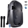 Aangedreven spreker 500W Ibiza HYBRID12VHF USB-BT