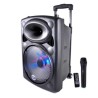 Enceinte Mobile 10" 500W Amplifiée à LEDs + pied