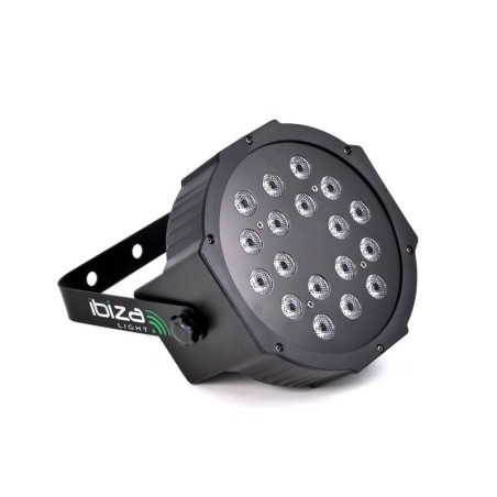 IBIZA Projektor RGB-LEDs 18x1W PARLED118