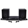 KARAOKE My 1st pack 2 altoparlanti stereo amplificatore da 100W + 1 + 2 microfoni
