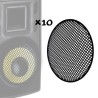 10 Stück Schutzgitter für Lautsprecher 10 „/ 25cm