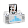Enceinte portable 50W à LEDs bleu AUX/FM/USB/FADER/MIXER/BT IDANCE XD2