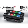 spettacolo di luci LyteQuest SPIDER08 BEAM 8x3W RGB LED bianchi DMX 135 °