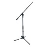 Profesional de soporte de micrófono ajustable con NJS067 trípode plegable