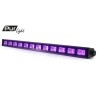 Set van 2 bars tot speciale UV-licht 12x3V LEDs met montagebeugel - PURE LIGHT AMBER