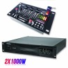 Pack sonorisation amplificateur 2000W SA2000 + Table de mixage 4 voies 7 entrées