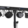 Pack, waaronder een portiek, 4 lichteffecten PAR / ASTRO / BEAM / DERBY en een rookmachine