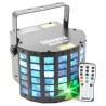 efecto de luz juego 6x3W- Derby RGBAWP con láser verde / rojo - DMX - Control remoto