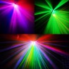 efecto de luz juego 6x3W- Derby RGBAWP con láser verde / rojo - DMX - Control remoto
