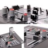Pack Sono versterker en luidspreker 500W + Mixer + 3 sets van lampjes