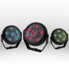 Pack 4 jeux de lumière effet PAR à LED RVB 6x1W + Etrier de fixation - FestiNight PARBALL6 PARBALL6-X4-NEW