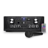 Amplificateur Skytronic karaoké noir USB/SD/FM 160W + 1 Microphone filaire 103.134