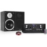 Karaoke amplificatore Skytronic nero USB / SD / FM + 160W coppia di diffusori Hi-Fi a 2 vie 140W