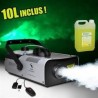 Machine à fumée FLASH 1320W capacité 2.210L DMX avec 2 télécommandes (fil/sans-fil) + 10L