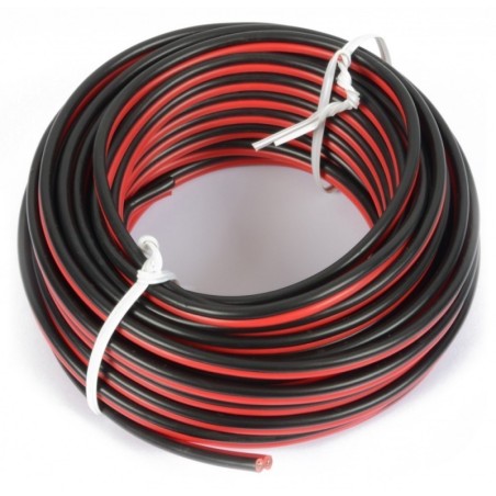 Universalkabel, schwarz / rot 2x 10 m 0,75 mm
