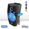 Enceinte Sono High Power autonome batterie à LED 300W 8" - USB/BT/SD/FM - Pickering XS8