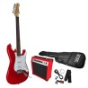 Kit chitarra elettrica Amplificatore + 15W + Potting - Rosso - Johnny Brooks JB404