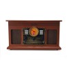 Cadena estéreo Vintage Wood Ledwood - USB / BT / SD / FM / CD / Casete / Vinilo 33 - 45 - 78 vueltas