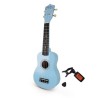 Blue Ukulele Kit + Saddlebag + Tuner + Picks en Replacement Strings - Jhonny Brook JB310C