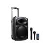 Système de sonorisation portable 10" 500W - USB/BT/REC/VOX + 1 Micro VHF +  Micro filaire PORT10VHF-BT-SE