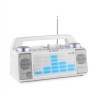 Altavoz portátil azul 50W LED AUX / FM / USB / FUNDIDO / mezclador / BT - iDance XD2