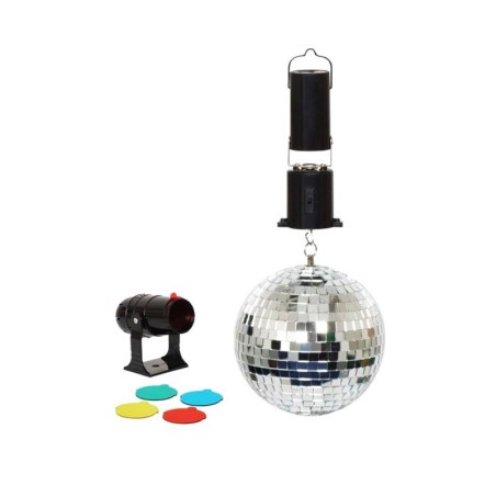 Bola kit 15cm facetas con punto de motor con filtros RVBJ G007BA