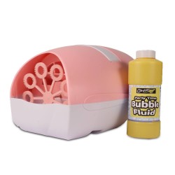 Handy-Seifenblasenmaschine für Kind rosa / weiße Flüssigkeit mit G002GCA