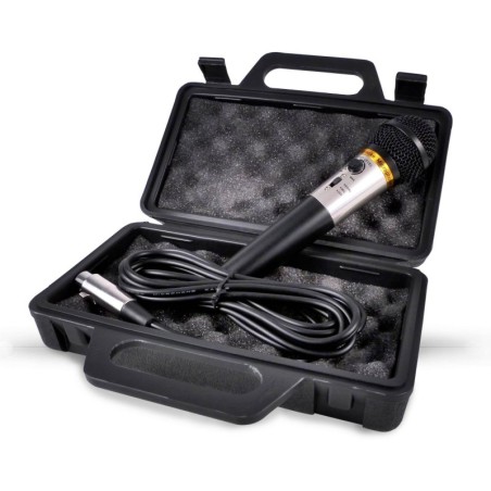 Kabelmikrofon XLR 3m spezieller Song mit Steuer ECHO + Case