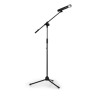SPHYNX SP-EM-1-BLK - Negro telescópica soporte de micrófono