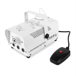 Mini rookmachine 400W LED / Wit - Light Ibiza LSM400-WH