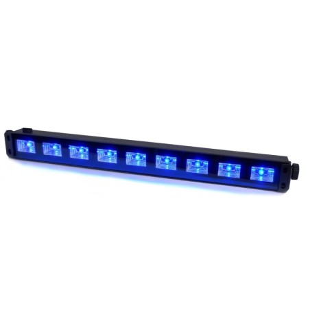 Light spellen - Bar 9x3W LED UV black light - Ibiza Light LED-UVBAR