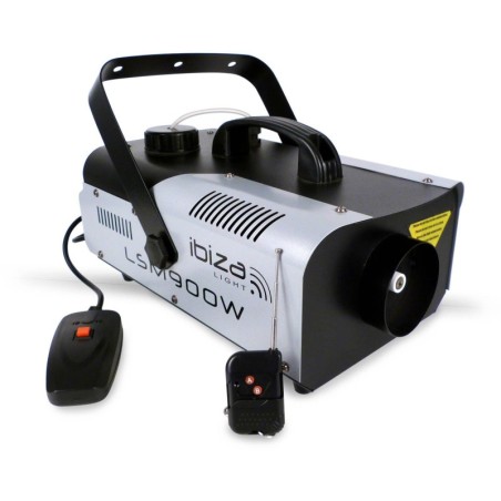 Rookmachine - 900W - draadloze afstandsbediening + Vast - Ibiza Light LSM900W