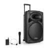 Altoparlante portatile PA 15 "800W - USB / BT / REC + 2 microfoni VHF - Ibiza suono PORT15VHF-BT