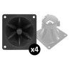 Lot de 4 tweeters piézo - SPHYNX SP-1010