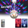 light show RGBWA dual Astro-ball8 effect with RC - 8 "/ 20cm
