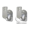 Support mural gris pour enceinte - finition silver - Par 2 - réglable en inclinaison