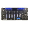 Table de mixage 19" avec 12 entrées - 6 canaux - Bluetooth/USB