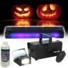 Pack HALLOWEEN Boost FOG & FEAR 2 avec Machine à fumée + 1L de liquide, Réglette UV + Mini Strobe