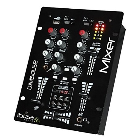 Ibiza DJM150USB-BT Table de mixage 2 voies BT