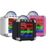 Mini enceinte bluetooth noir iDance CUBE MINI 3 à LEDs RGB sur batterie - USB - 3W RMS