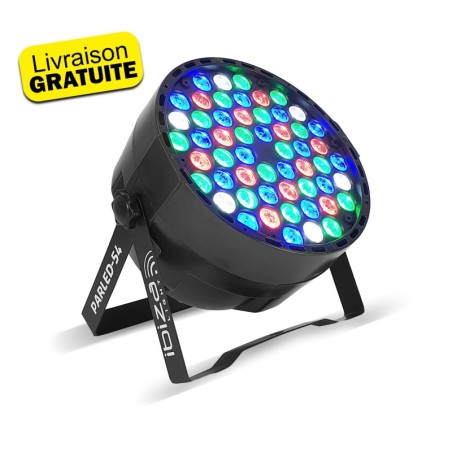 Projecteur LED Audibax Montana 36 Mini RGBW - Effets Lumineux Synchro Musique - Pour Soirées Et DJ