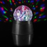 Boule disco Cheetah à Led avec rotateur intégré