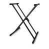 Double support pour instrument de musique en "X"
