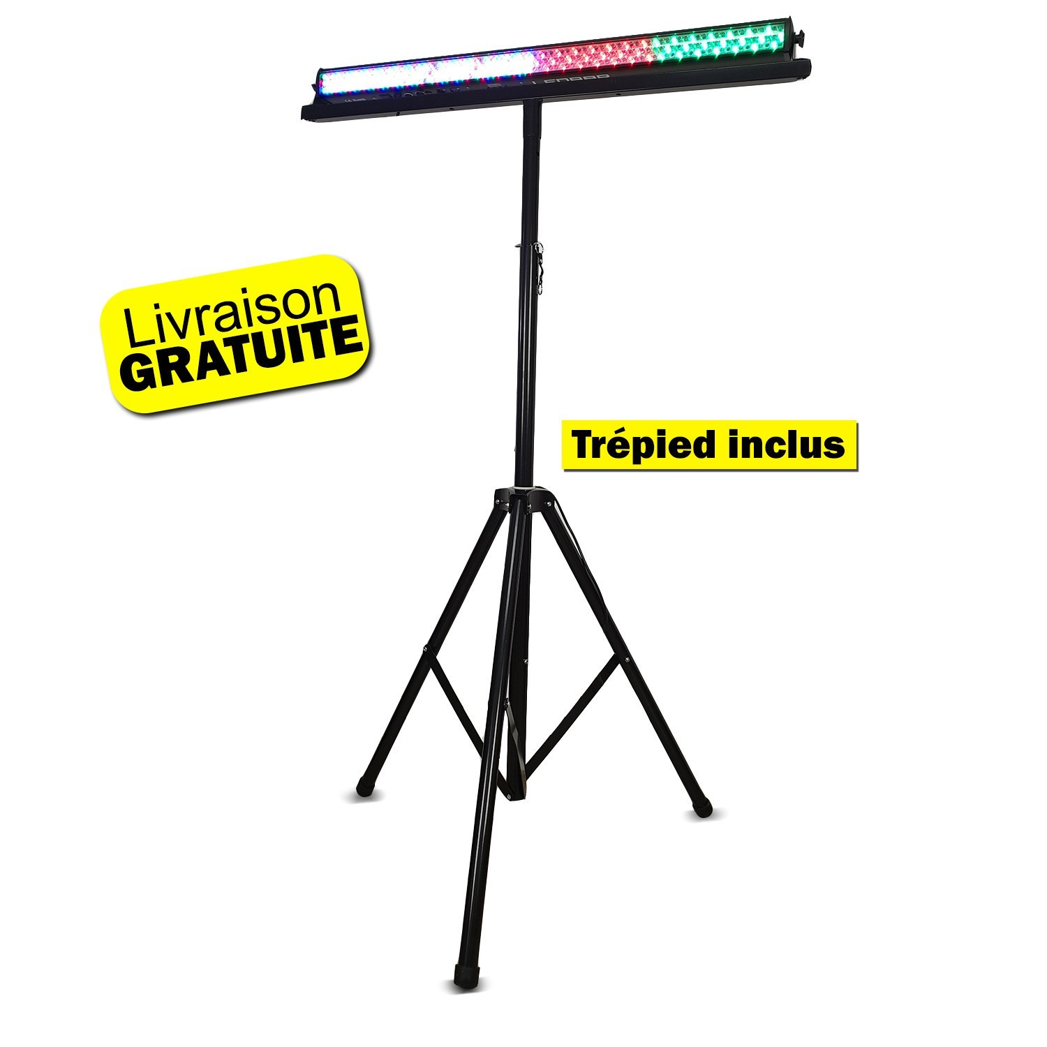 Barre LED Wallwasher 150W – 666 LEDs, Effets Dynamiques, Contrôle DMX Pour Soirées - 5
